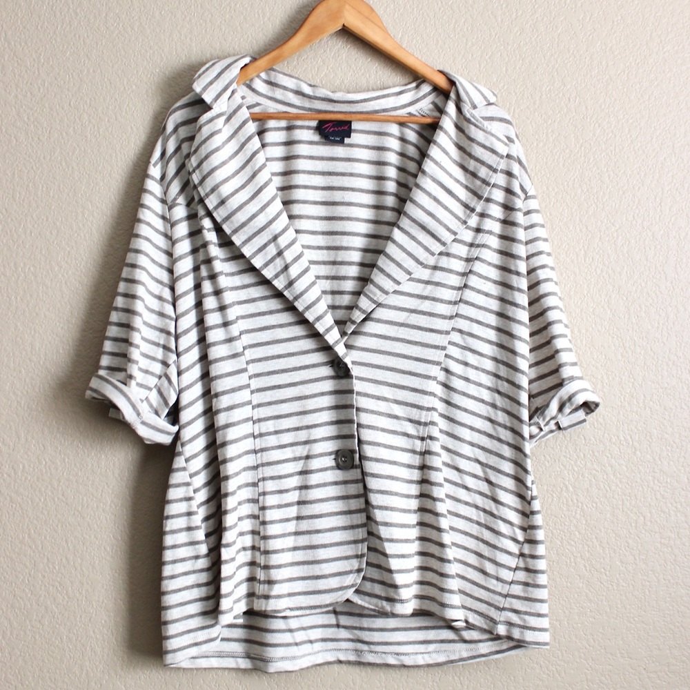 Striped Tan Blazer